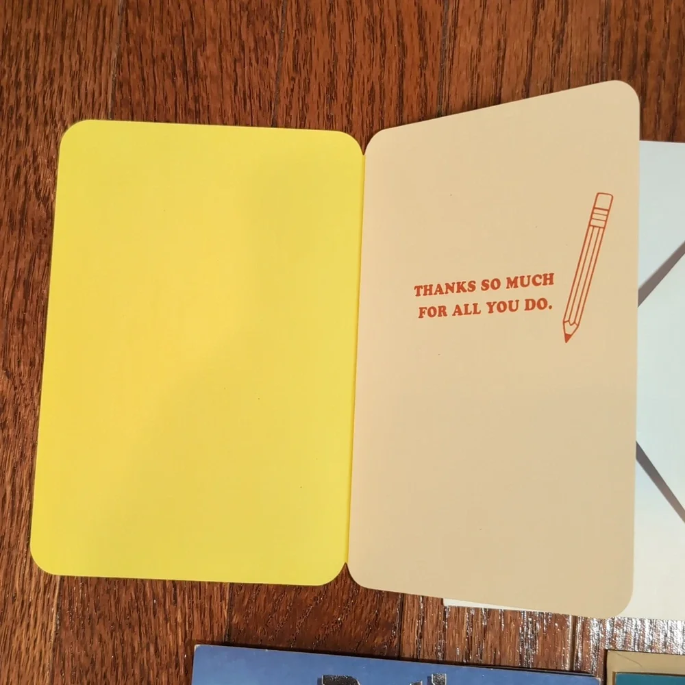 Bundle Of 5 Cards Teacher Just Because Birthday Fathers Day
